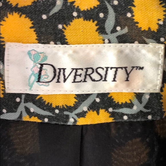 Dandelion Print Blazer 80’s / 90’s - Picture 5 of 5